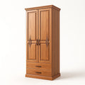 Kleiderschrank aus Holz mit 2 Türen und 2 Schubladen